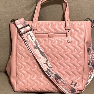 Lug Quilted Faux Vegan Leather Tote- CHARTER